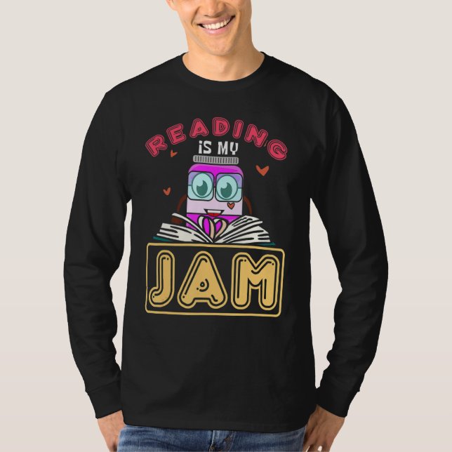 T-shirt Lecture Est Mon Jam Bookworm Lecteurs Writer 1 (Devant)