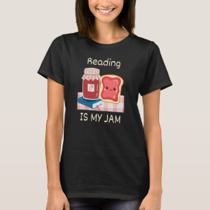 T-shirt Lecture est My Jam Pun Lecture Jelly et Toast Chib