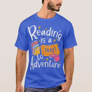 T-shirt Lecture Est Un Billet À Aventures Livre Cadeaux Lo