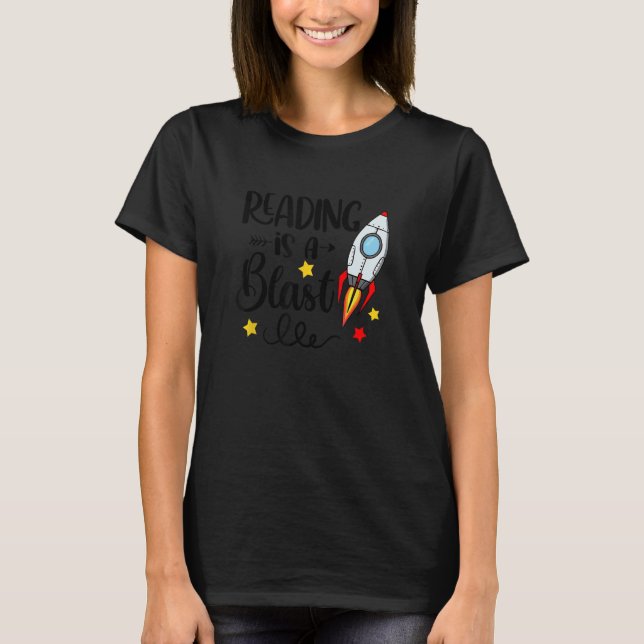T-shirt Lecture Est Un Enseignant Brillant Bibliothécaire  (Devant)