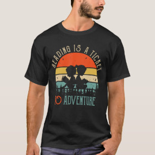 T-shirt Lecture Lecture Est Un Billet Pour Les Livres D'Av