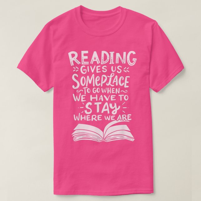 T-shirt Lecture Lecture Livre Lover Littérature Mois de la (Design devant)