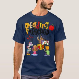 T-shirt Lecture Livre Professeur Lover Drôle Enseignant Re