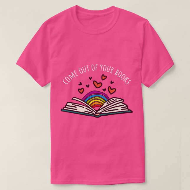 T-shirt Lecture Livres Livre Loisirs LGBTQ Pride Lesbienne (Design devant)