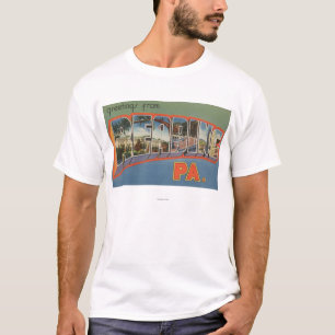 T-shirt Lecture, Pennsylvanie - grandes scènes de lettre