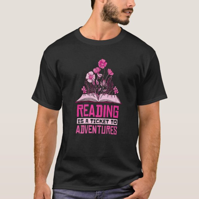 T-shirt Lecture Professeur Lecture Est Un Billet Pour Aven (Devant)