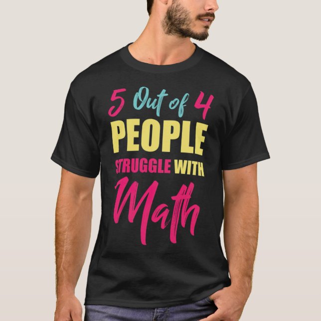 T-shirt Lecture radio de la série télévisée Math (Devant)