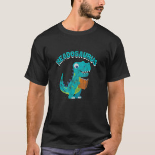T-shirt Lecture Readosaurus Livre Saurus Dinosaur Bookworm