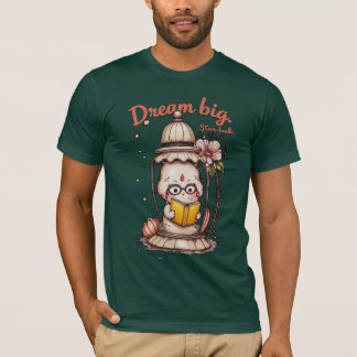 T-shirt Lecture Whimsical Bouddha Lantern Design