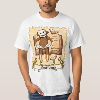 T-shirt Lectures de singe de réserve