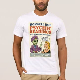 T-shirt Lectures psychiques Blonde Femme Roswell Aliens Re