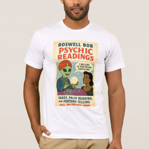 T-shirt Lectures psychiques Brunette Woman Roswell Aliens