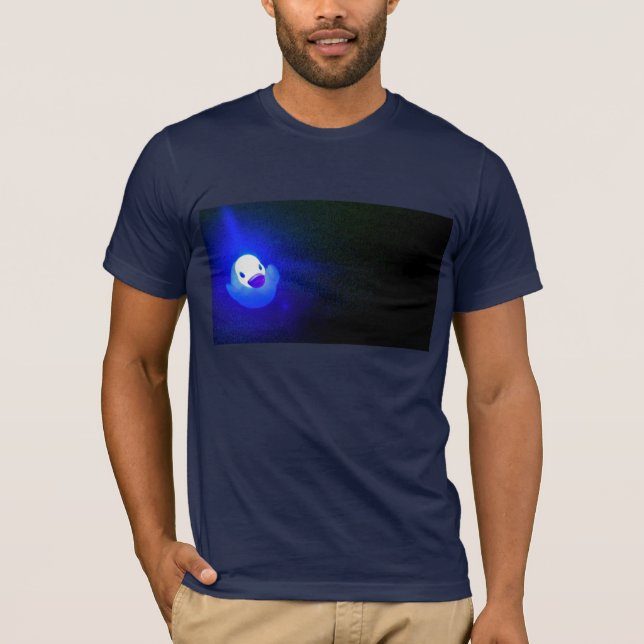 T-shirt LED bleue Duckie (Devant)