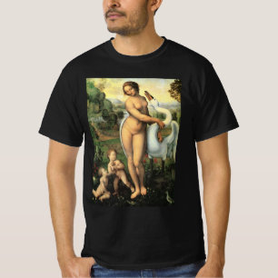 T-shirt Léda et le Cygne de Léonard de Vinci