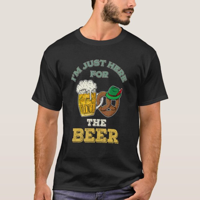 T-shirt Lederhosen Dirndl Beer Beer Mug Volksfest Bavaria  (Devant)