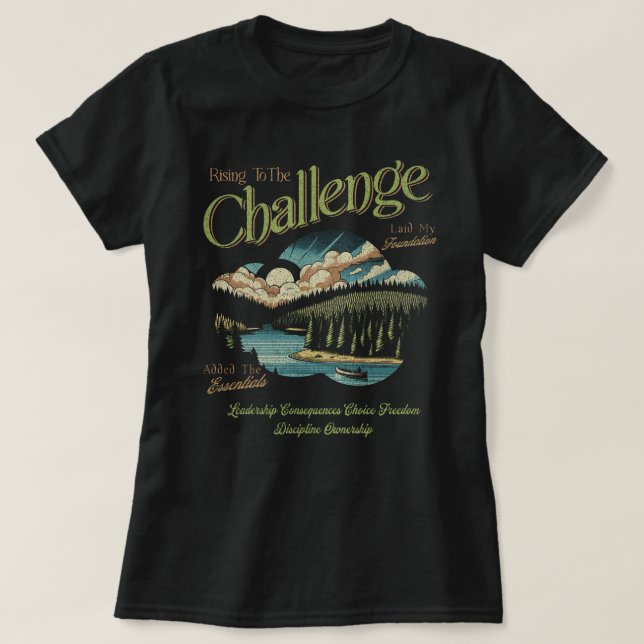 T-shirt L'éducation classique relève le défi (Design devant)