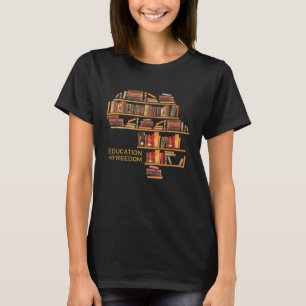 T-shirt L'éducation en Afrique est la bibliothèque de la l
