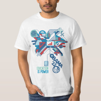 T-shirt L'éducation est chemise d'Obama de puissance