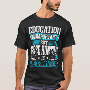 T-shirt L'Éducation Est Importante, Mais La Chasse À L'Oie