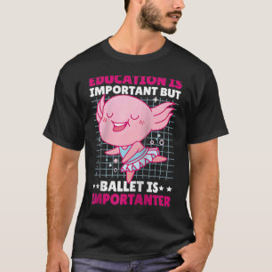 T-shirt L'éducation est importante, mais la danse est impo