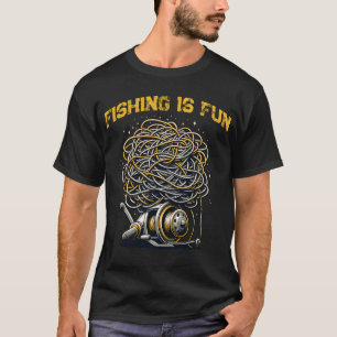 T-shirt L'éducation est importante mais la pêche est plus