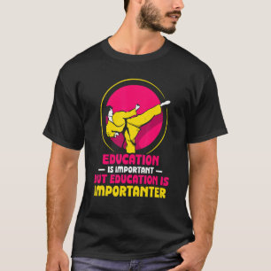 T-shirt L'Éducation Est Importante, Mais Le Karaté Est Imp