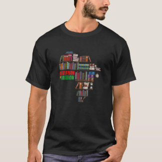 T-shirt L'éducation est le livre de la liberté lecteur Bla