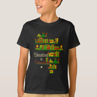 T-shirt L'Éducation Est Une Fierté De Liberté Cadeau Afric