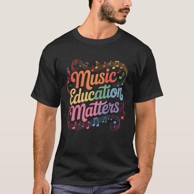 T-shirt L'éducation musicale compte Appréciation de l'ense (Devant)