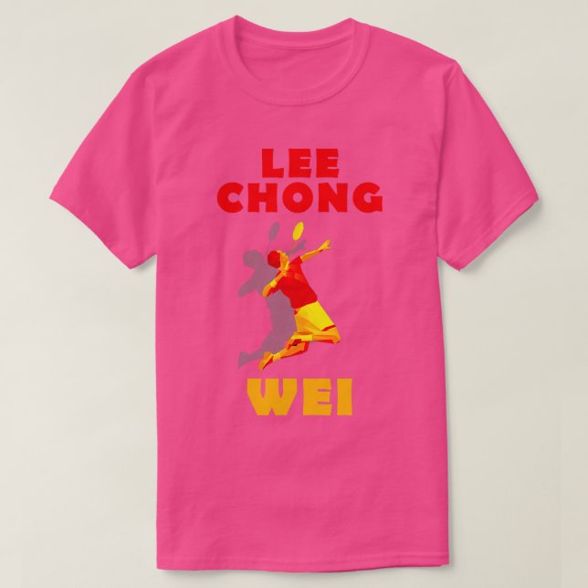 T-shirt Lee Chong Wei Badminton (Design devant)