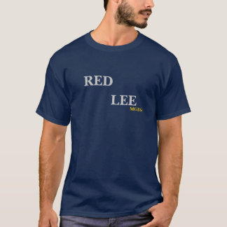 T-SHIRT LEE, MGB 68, ROUGE