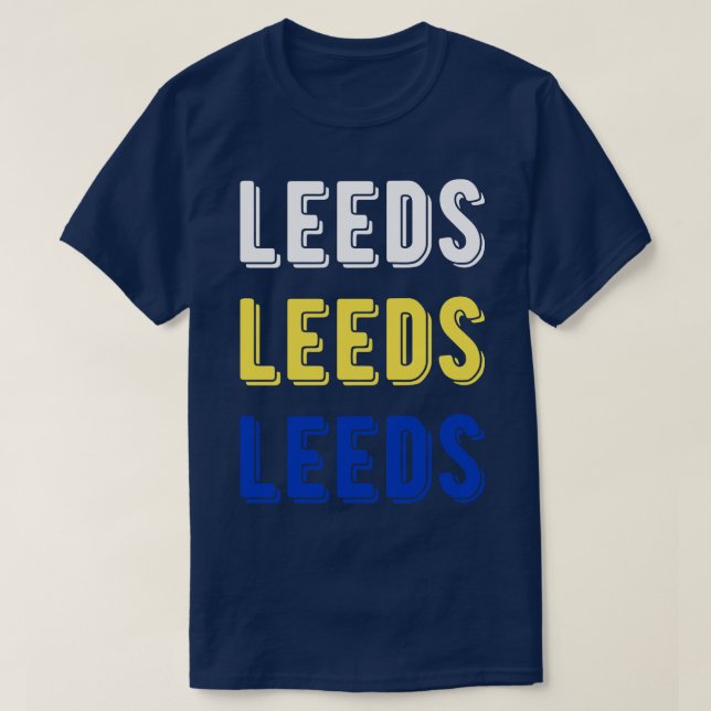 T-shirt Leeds Leeds Leeds (Design devant)