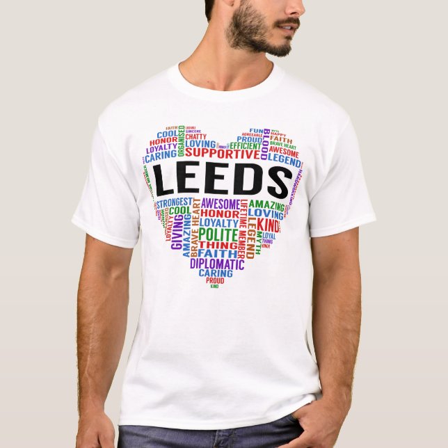 T-shirt LEEDS Legend Heart (Devant)