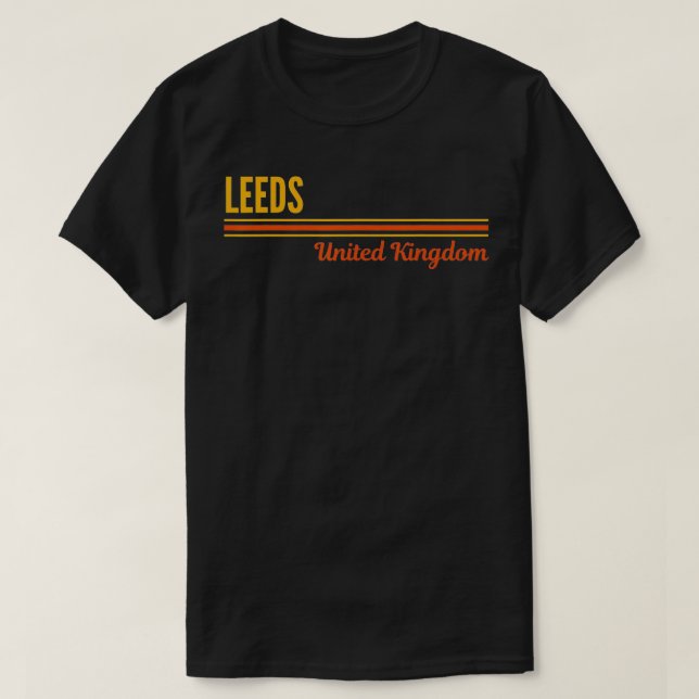 T-shirt Leeds Royaume-Uni  (Design devant)