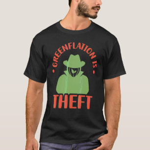 T-shirt L'Éflation Est Le Vol Des Prix De L'Inflation Écol