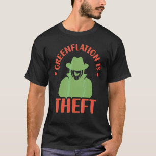 T-shirt L'Éflation Est Le Vol Des Prix De L'Inflation Écol