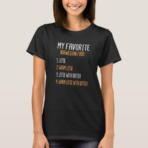 T-shirt Lefse My Favoris Norwegian Food Lefse Pun