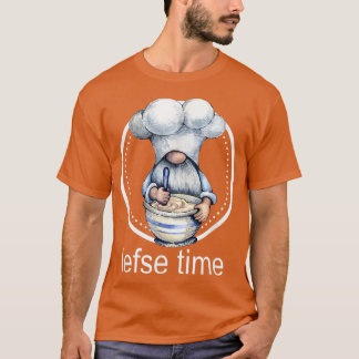 T-shirt Lefse Time Norwegian Scandinavian Baking