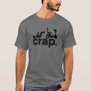 T-shirt Leg Ampu Cadeaux en fauteuil roulant électrique H