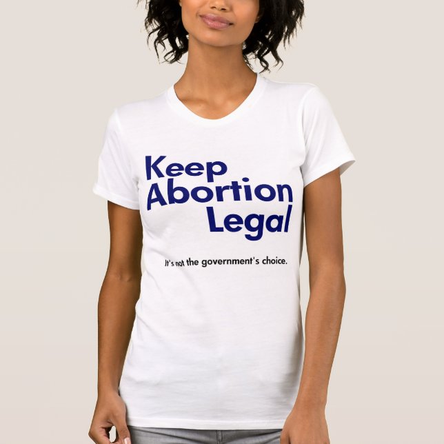 T-shirt légal pour l'avortement (Devant)