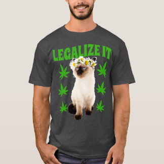 T-shirt Légaliser Il Stone Chat