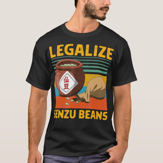 T-shirt Légaliser Senzu Beans Design  (Devant)