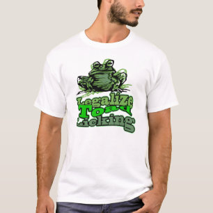 T-shirt Légalisez le lèchement de crapaud