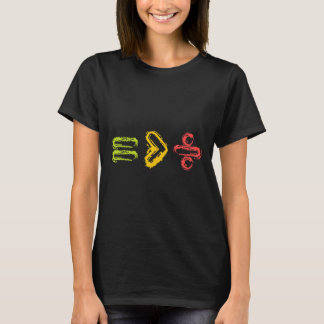 T-shirt L'égalité est plus grande que la division des droi