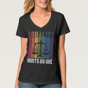 T-shirt L'égalité ne fait de mal à personne des droits