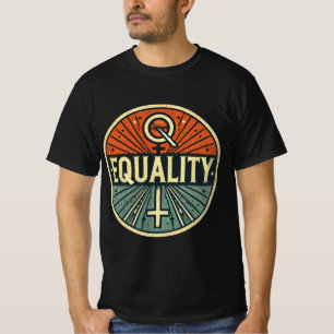 T-shirt L'égalité rétro : un message audacieux d'unité
