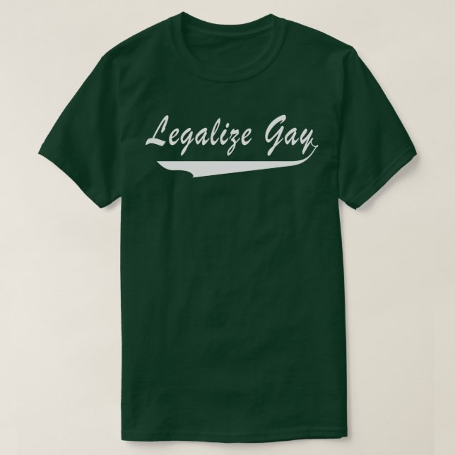 T-shirt Legalize Gay (Design devant)