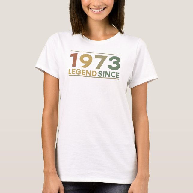 T-shirt Legend Since 1973 (Devant)