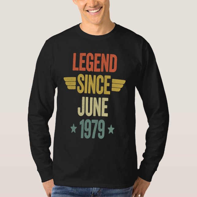 T-shirt Legend Since June 1979 (Devant)