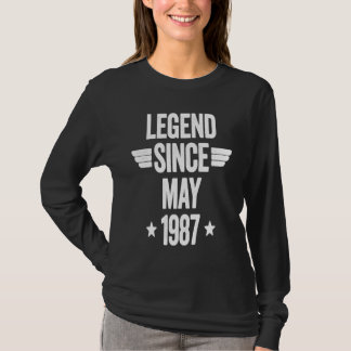 T-shirt Legend Since May 1987  1